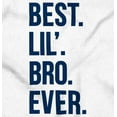 thumbnail image 2 of Best Lil Bro Ever Cute Little Brother Bodysuit Jumper Boys Infant Baby Brisco Brands 12M, 2 of 6