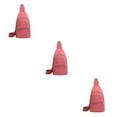 thumbnail image 2 of Sonducket Bolso bandolera para mujer con cremallera para facilitar el acceso Asross Body Bag Bolso pequeño para el pecho Bolso con correa rosa Type1 NO1, 2 of 6