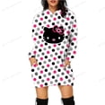 thumbnail image 3 of Nueva sudadera con capucha de la película de dibujos animados HELLO KITTY divertida de primavera para mujer, linda sudadera con gráficos de anime, sudadera con capucha vintage para mujer, 3 of 5