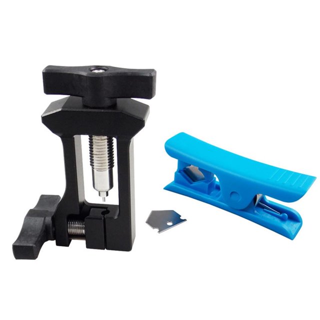Herramientas De Inserción Para Bicicleta Mtb, Cortadores De Manguera Hidráulica, Manguera De Freno De Disco, Cortador De Cable, Conector, Kit De Controlador De Aguja Yuarrent OD008141-00