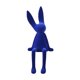 thumbnail image 1 of Figura de conejo sentado, adorno animal, moda, portátil, regalo creativo, decorativo Azul, 1 of 9