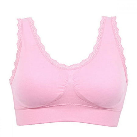 

Ame Women s Light Support Seamless Sport Bra Wireless Yoga Bralette Top
