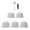 White, variant on YAOMOBB Versatile Coffee Capsule Cup Reusable Coffee Capsules Set of 5 Convenient and Food Grade Filter for Dolce Gusto Machines