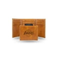 thumbnail image 1 of Los Angeles Lakers Laser Engraved Brown Trifold Wallet, 1 of 1