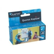 Quartet Kapture Dry-Erase Ink Cartridges - Pen refill cartridge - black (pack of 6) - for Quartet Kapture Digital Pen; Digital Flipchart Office Kit, Premium Kit, Starter Kit
