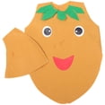 thumbnail image 5 of Kit de disfraz de frutas y verduras para niños, disfraz de papa, ropa y sombrero de tela, accesorios de vestir (amarillo), 5 of 5