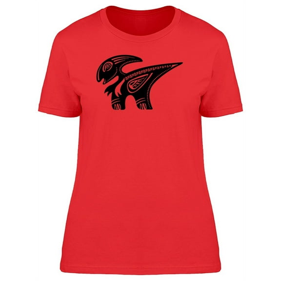 Cool Dino Ancient Totem Art Tee Women's -Image by Shutterstock
