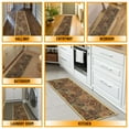 thumbnail image 4 of Ottomanson Non-Slip Hallway Runner Rug 20" x 59" Perfect for High Traffic Areas, Beige Paisley, 4 of 13