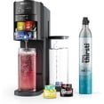 thumbnail image 1 of Ninja Thirsti - Sistema de bebidas gaseosas, crea bebidas espumosas y fijas únicas, personaliza tamaño y sabor, máquina de agua carbonatada, cilindro de CO2 de 60 litros WC1001C, 1 of 4