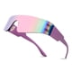 thumbnail image 2 of Gafas de sol FEISEDY sin montura estilo futurista Y2K envolventes B2927, 2 of 8