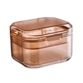 thumbnail image 1 of TISHITA Étui de Bain pour Dentiers Nettoyage et Drainage Étui de Protection Buccale Panier Passoire Rangement Rose, 1 of 8