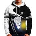 thumbnail image 6 of Personalized Name Badminton 3D Shirt, Best Coach Ever Sport Fans Gift T-Shirt, Custom Badminton 3D Shirt for Badminton Lovers (Hoodie, S), 6 of 8