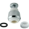 thumbnail image 1 of Aérateur pivotant Peerless en chrome / blanc, 1 of 1