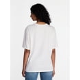 thumbnail image 3 of Peanuts Women's Halloween Graphic Oversized Tee, Sizes XXS-XXL, 3 of 5