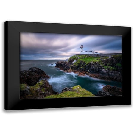 Gastager, Daniel 14x11 Black Modern Framed Museum Art Print Titled - Fanad Head Lighthouse