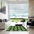 thumbnail image 6 of Ahgly Company Indoor Rectangle Patterned Dark Forest Green Area Rugs, 2' x 5', 6 of 6