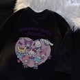 thumbnail image 4 of Camiseta Kawaii Sanrios Anime Hello Kitty Kuromi para niños, camiseta de manga corta de algodón, Top versátil suelto, regalo de verano, 4 of 4