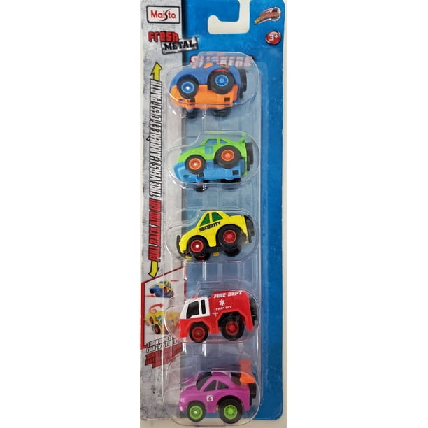 Maisto Fresh Metal Slickers Diecast Vehicles (5-Pack) - Walmart.com