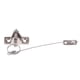 thumbnail image 1 of De cubierta Del Bimini Del Acero Inoxidable 316 Con Un Perno Y Una Cuerda De Seguridad DYNWAVEMX Bisagra giratoria de la cubierta del barco, 1 of 6
