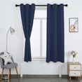 thumbnail image 3 of Rosnek Modern Blackout Curtains For Living Room Window Treatment Solid Curtains Bedroom Blinds Finished Drapes Home Decoration Curtains, 3 of 5