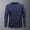 #207-Dark Blue, variant on Men's Sport T-Shirt, Solid Color Long Sleeve Round Neck, Viscose Moisture-Wicking Cooling Top for Gym, Fitness and Daily Wear