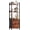 RT-4, variant on Simenmax 5-Tier Bookshelf - 62.2" Tall Rustic Brown Display Storage Shelves for Living Room, Office, Bedroom, Black