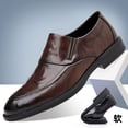 thumbnail image 2 of Zapatos de negocios para hombres mocasines formales vestido Oxfords zapatos de boda para hombres calzado de cuero de moda elegante masculino plano italiano de lujo, 2 of 4