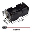 thumbnail image 2 of SDTC Tech 2-Set 4X 1.5V AA Battery Holder and I Type Battery Snap Connector Kit 6 Volt Thicken Plastic Battery Case Box, 2 of 4