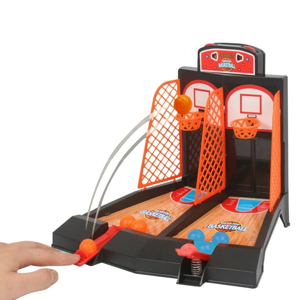 1 Pièce Machine De Jeu De Basket-ball De Doigt De Couleur Aléatoire,  Mini-jeu De Table, Jouet Interactif Parent-enfant, Mode en ligne