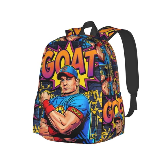 Fashion John Cena Goat 2 Backpack High Quality Lightweight Large Capacity Bookbag Schoolbag Daypack Backpacks Shoulder Bag