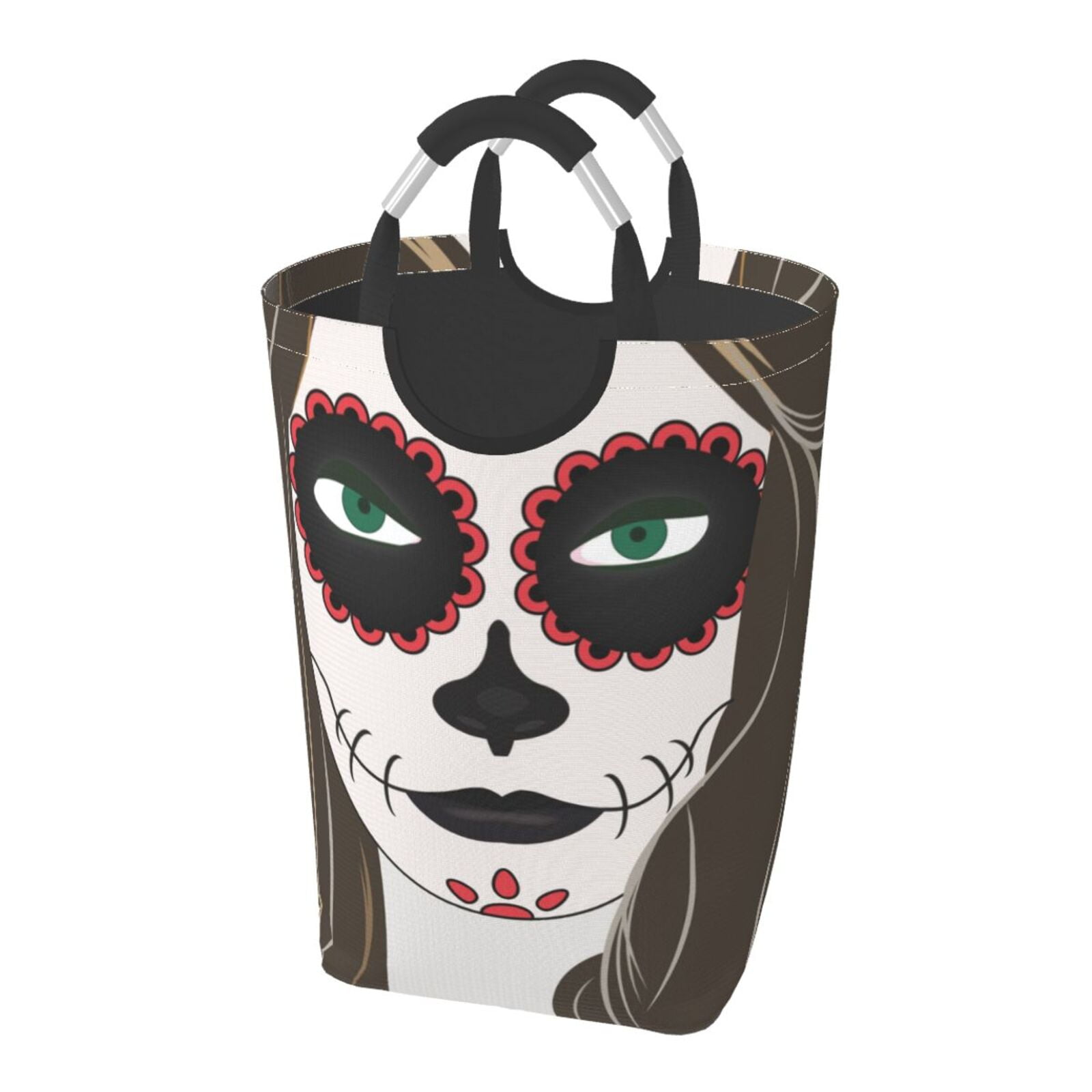 XMXY Halloween Girl Sugar Rectangular Laundry Basket Organizer