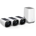 thumbnail image 1 of eufy Security eufyCam S330(eufyCam 3) 3-Cam Kit | Security Camera Outdoor Wireless | 4K Camera with Integrated Solar Panel | Face Recognition AI, Expandable Local Storage | 2.4 GHz Wi-Fi, 1 of 6