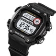 thumbnail image 2 of COM1950s Multifunction Sports Watch, Digital Waterproof Watch for Men with Luminous Display, Rugged Military Style Outdoor Gear with Stopwatch Alarm Date and Week, 2 of 9