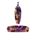 thumbnail image 5 of Grape Premium Microfiber Coin Purse with Stylish Zinc Alloy Clasp - 4.3x4.7 Inches in Size - Women's Wallet and Card Holder for Accessories, 5 of 7