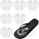 thumbnail image 1 of ZHAOCHENG 6 pares de almohadillas metatarsianas de gel para insertos de cojín de antepié de tanga, almohadillas para pies, almohadillas antideslizantes para zapatos, 1 of 5