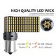thumbnail image 4 of 2 bombillas LED Canbus 1156 BA15S P21W BAU15S PY21w 3156 T20 7440 W21W 3014 120SMD Luz de señal de giro de dos colores sin error sin flash, 1156 BAU15S PY21w, 4 of 5