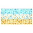 thumbnail image 3 of BSDHOME Sea Ocean Starfish Sea Shell Cotton Linen Tablecloth Sets 60x120 Inches - Tropical Beach Desk Sofa Table Cloth Cover for Wedding Party Decor, 3 of 5