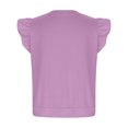 thumbnail image 7 of Nskgu Girls Shirt - Short-Sleeve Twist Front T-Shirt for Girls with Cute Flying Sleeves - Summer Blouse Tunic Tee Tops, 7 of 7