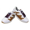 thumbnail image 2 of Women's Cuce White Denver Broncos Glitter Sneakers, 2 of 3