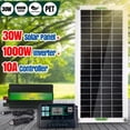 thumbnail image 3 of Kit De Sistema De Paneles Monocristalinos Kit De Paneles Solares Kit De Inversor Solar Portátil Ligero Para Barcos Coches Speravity EL016651-02, 3 of 5