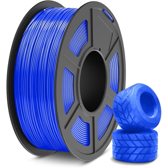 TPU Filament 1.75mm, 95A TPU Flexible Filament 0.25kg, Soft 3D Printer Filament, 3D Printing Filament TPU red