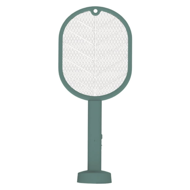 Raqueta eléctrica para insectos Yuarrent matamoscas multiusos color verde