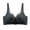 Black, variant on Wireless Lace Bras for Women V Neck Comfort Padded No Underwire Full Coverage Push Up Everyday Yoga Workout Bra,Green,38 B