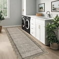 thumbnail image 4 of Scalloped Edge Area Rug – Non-Slip, Machine Washable Low Pile Indoor Carpet, Modern Farmhouse Floor Mat for Living Room, Bedroom, Nursery, Dining Room, Office, 4 of 10