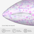 thumbnail image 5 of ZICANCN Purple Abstract Polka Dots Decorative Throw Pillow Covers, Bed Couch Sofa Decorative Knit Pillow Covers for Living Room Farmhouse 12"x12", 5 of 8