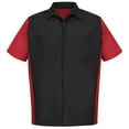 thumbnail image 2 of Red Kap Men's Short Sleeve Two-Tone Crew Shirt, 2 of 5