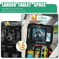 thumbnail image 4 of Organizador para asiento trasero del auto Plzpik con 11 bolsillos y bandeja plegable, 4 of 6
