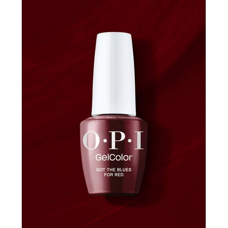 OPI Gelcolor Gel Nail Polish 0.50 oz. - Intelli-Gel - GCW52 - Got The Blues For Red