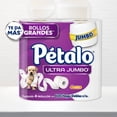 thumbnail image 4 of Papel higiénico Pétalo Ultra Jumbo 4 rollos de 400 hojas dobles, 4 of 4
