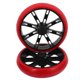 thumbnail image 1 of Shopping Cart Wheels Grocery Cart Wheels for Replacement 2Pcs Rubber, 1 of 4